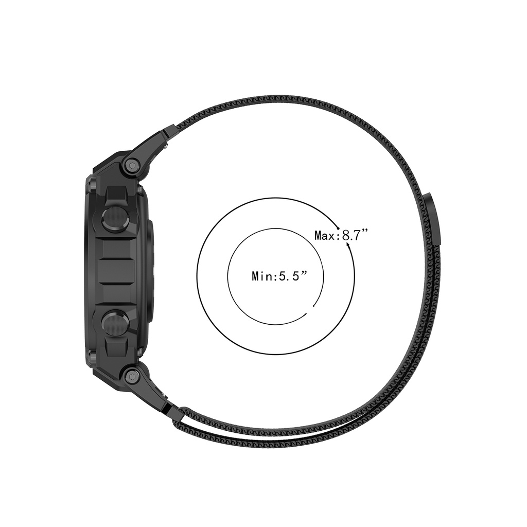 Dây Đeo Milanese Thay Thế Cho Đồng Hồ Thông Minh Huami Amazfit T-Rex Pro