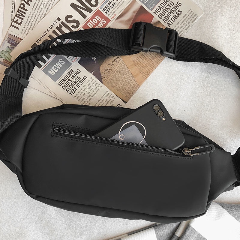 Túi Canvas Đeo Chéo Ngực Thiết Kế Đơn Giản Thời Trang