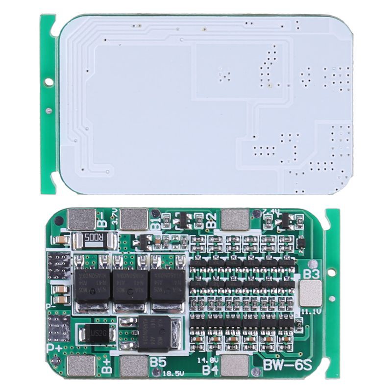 Bảng mạch PCB 6S 15A 24V BMS thay thế bảo vệ pin Lithium 18650