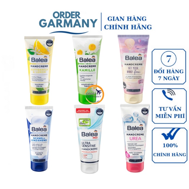 Kem dưỡng da tay balea Đức 100ml