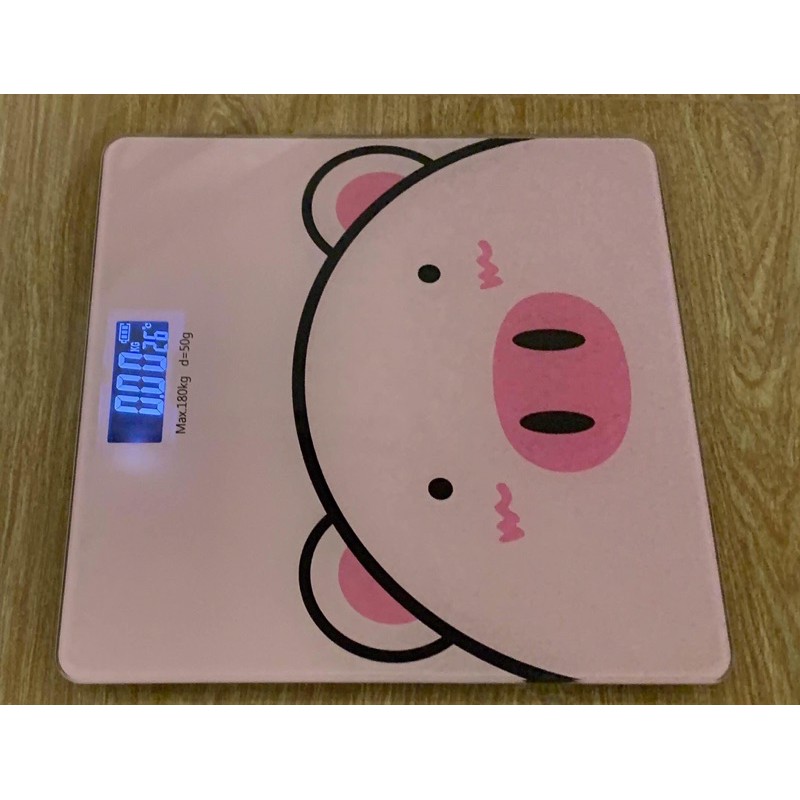 Cân sức khoẻ 3in1 - Cân điện tử lợn hồng chuẩn xác siêu cute