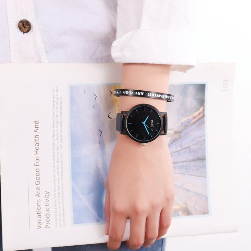 Đồng hồ thời trang nam nữ DEDA chính hãng, dây da êm tay, mặt vạch, kim màu tuyệt đẹp ( Mã: ADD ) | BigBuy360 - bigbuy360.vn