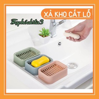 [Giá Hủy Diệt]  Hộp đựng xà phòng / xà bông có lỗ thoát nước BONPIHG