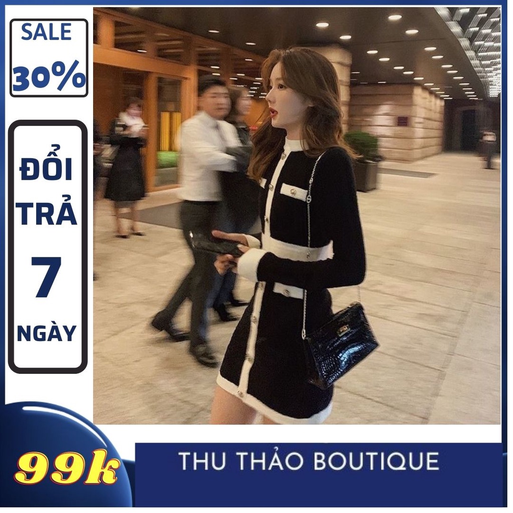 Sét len nữ , Set váy len nữ , Váy liền thân hot trend 2021 hàng Quảng Châu Cao Cấp phong cách trẻ trung năng động . | BigBuy360 - bigbuy360.vn
