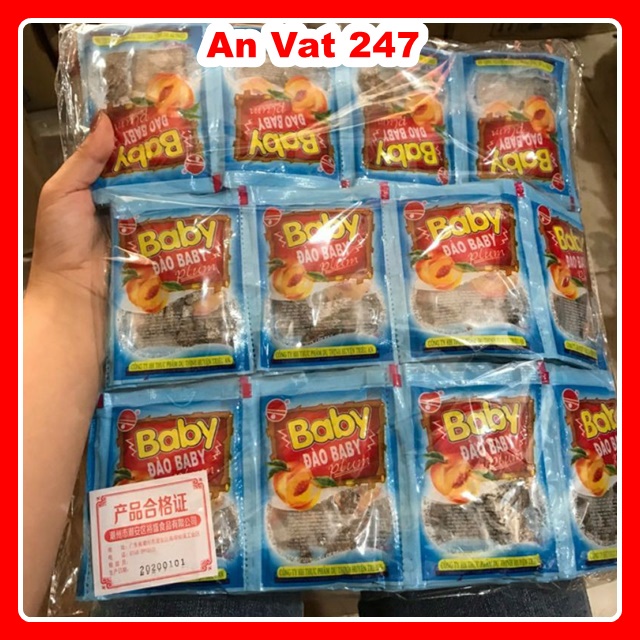 Gói Ô Mai Táo-Đào Bayby💖FREESHIP💖 Ô Mai Táo-ĐÀo Baby Chua Ngọt-Đặc Biệt