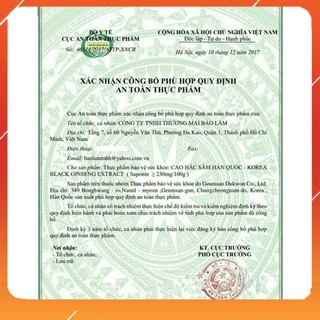 Cao hắc sâm hũ 1kg Hàn Quốc