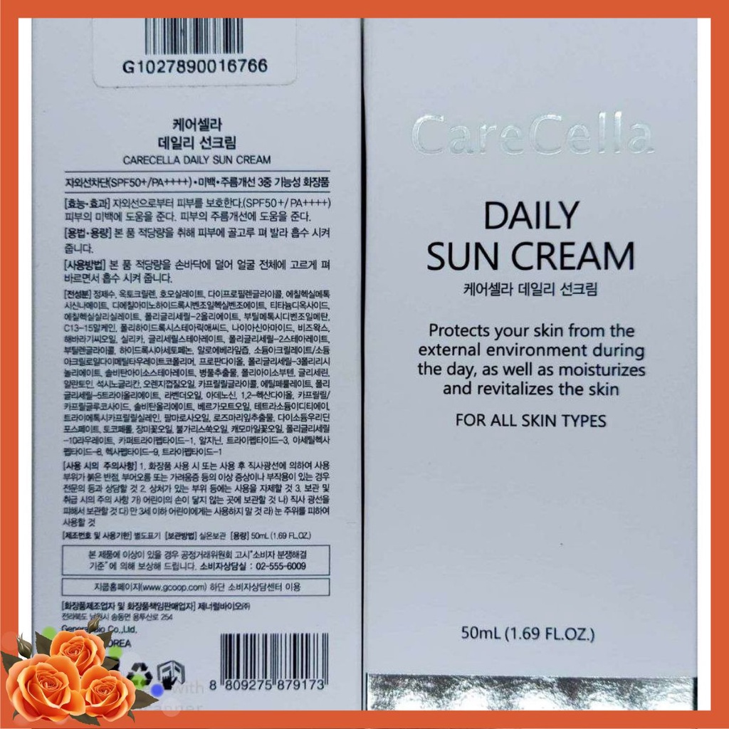 Kem chống nắng CareCella Daily Sun Cream 50ml