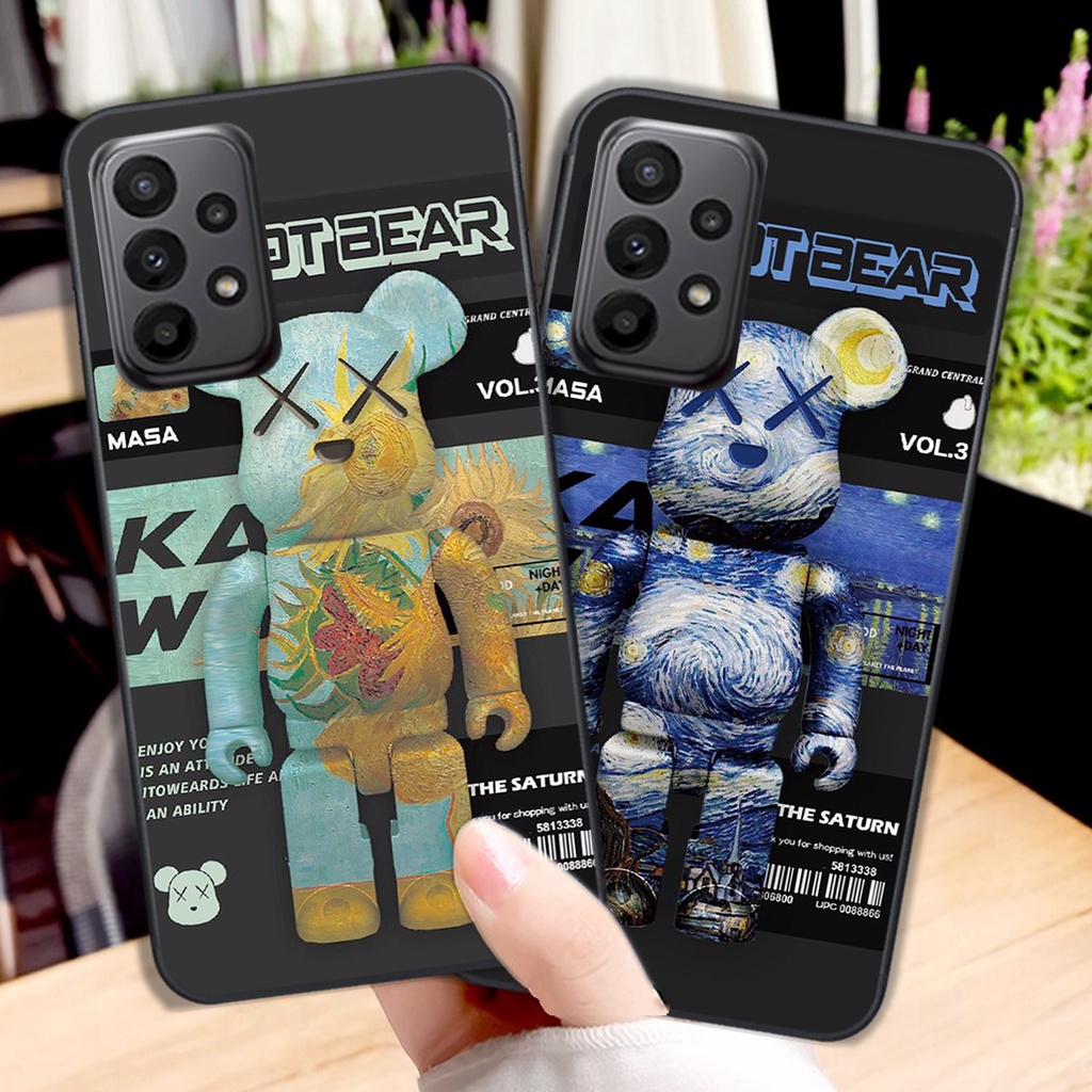 Ốp lưng Samsung A13 -Samsung A23 -Samsung A33 5G - Samsung A53 5G -Samsung A73 5G bearbrick kaws cực đẹp/ ốp lưng bearbr