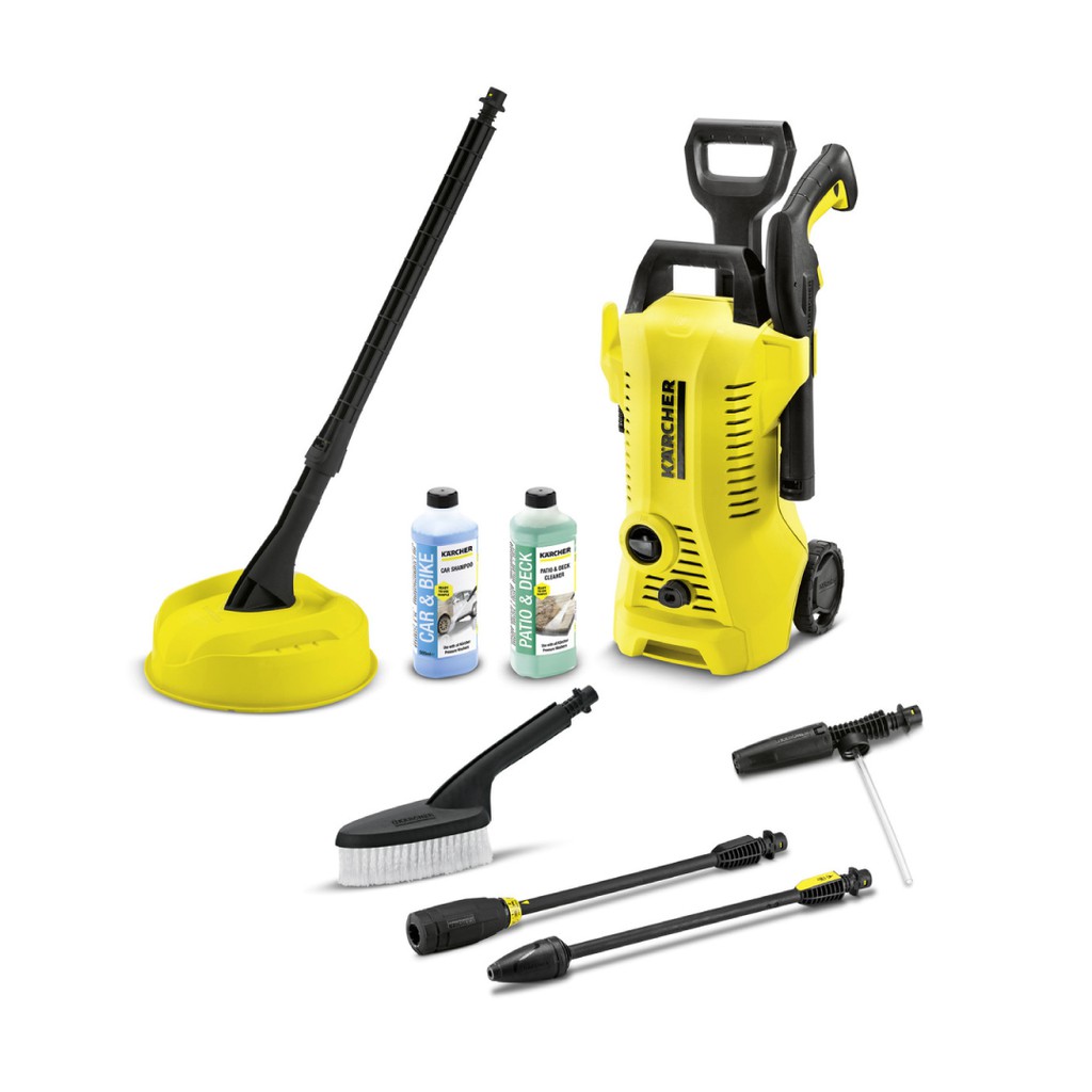 Combo máy xịt rửa xe Karcher K2 Full Control Car and Home và dây cấp nước 10m