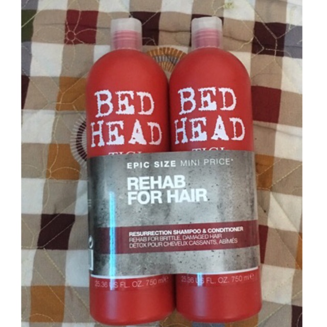 DẦU GỘI XẢ TIGI BED HEAD PHỤC HỒI SINH LỰC CẤP ĐỘ 3 - 750ML X 2 chai