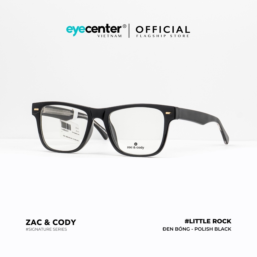 Gọng kính cận vuông nam nữ A29-S chính hãng LITTLE ROCK by ZAC&amp;CODY nhập khẩu Eye Center Vietnam
