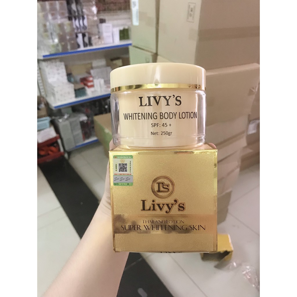 ( hình chụp thật) kem body Livy’s chính hãng thái lan 250g