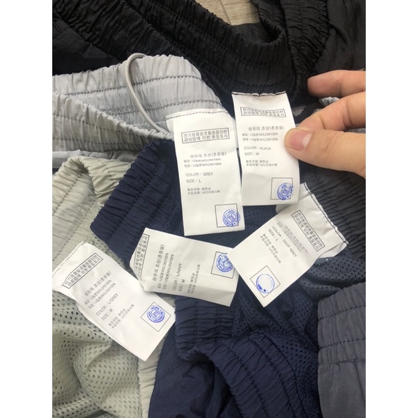 Quần jogger thể thao xuất Hàn dư xịn chất dù lót lưới nam