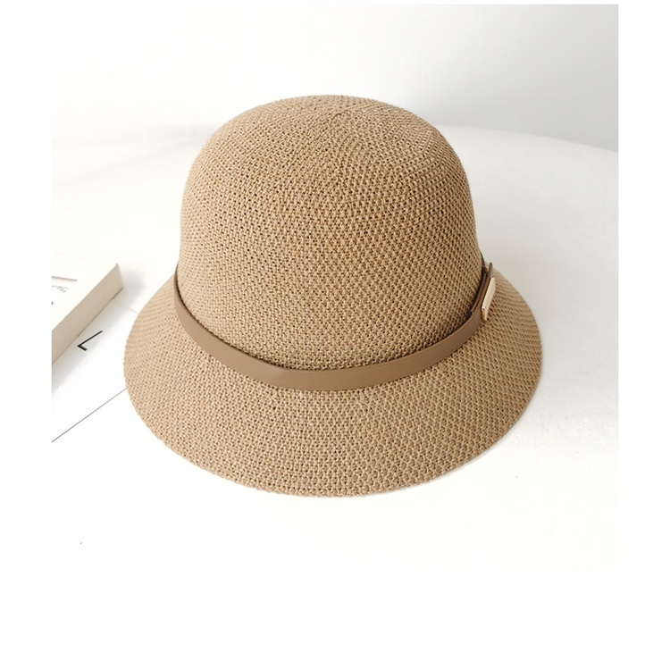 Nón Vành Rộng Thoáng Khí Thời Trang Mùa Hè Phong Cách Hàn Quốc Cho Nữ