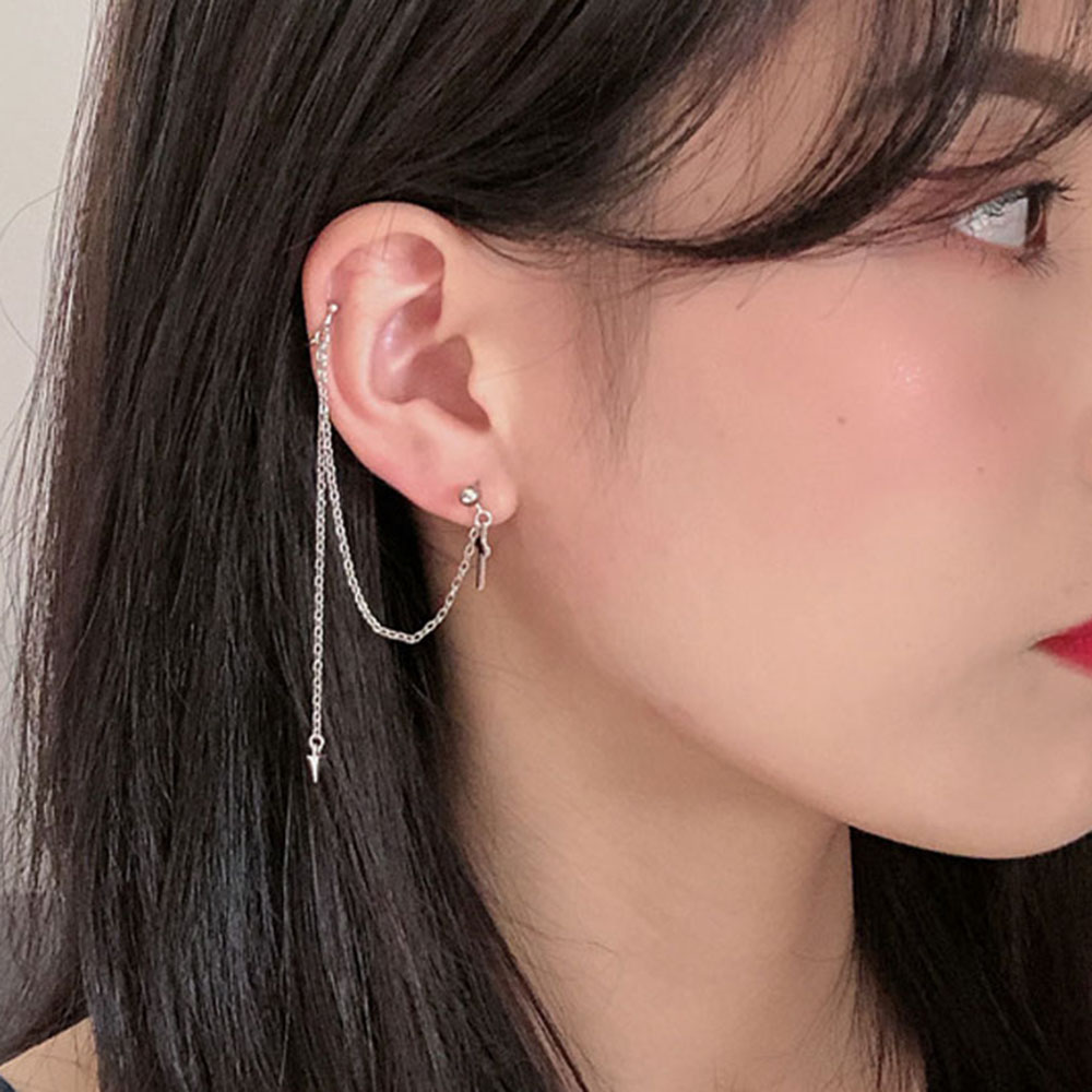 Hoa Tai Dáng Dài Mặt Hình Thánh Giá Thời Trang