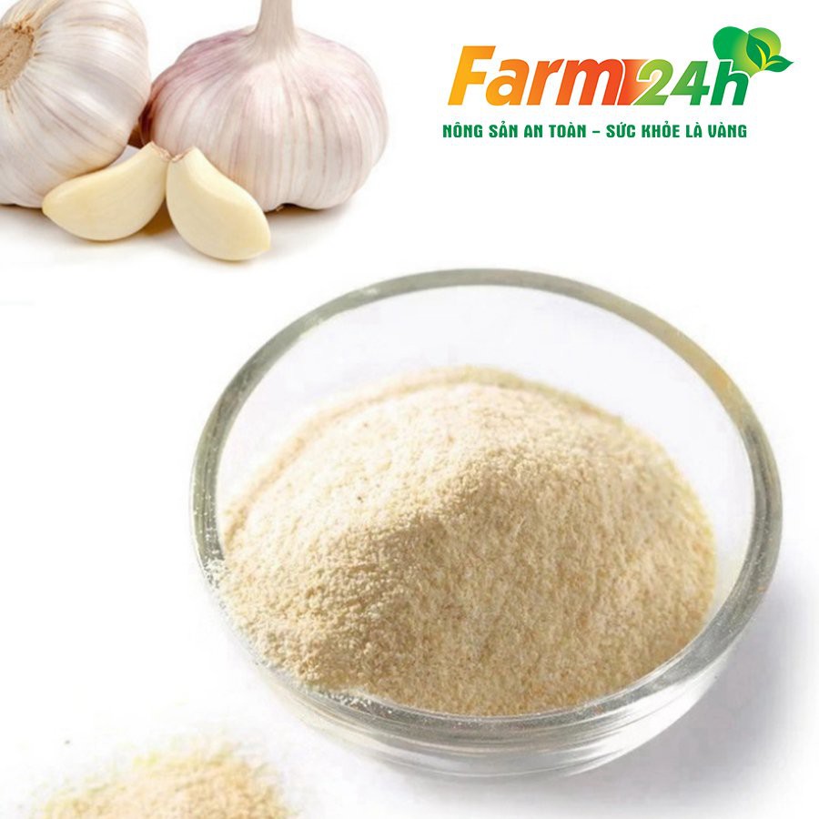 Bột tỏi nguyên chất 100% thiên nhiên, gia vị cho các món ăn thêm thơm ngon, dễ bảo quản, dễ sử dụng | Farm24h