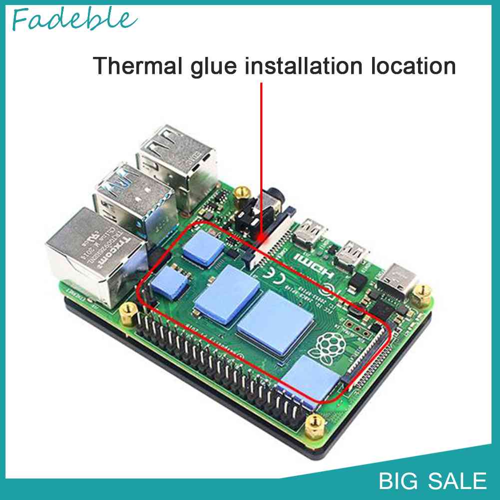 Quạt Tản Nhiệt Bằng Đồng Nguyên Chất Cho Raspberry Pi 4B