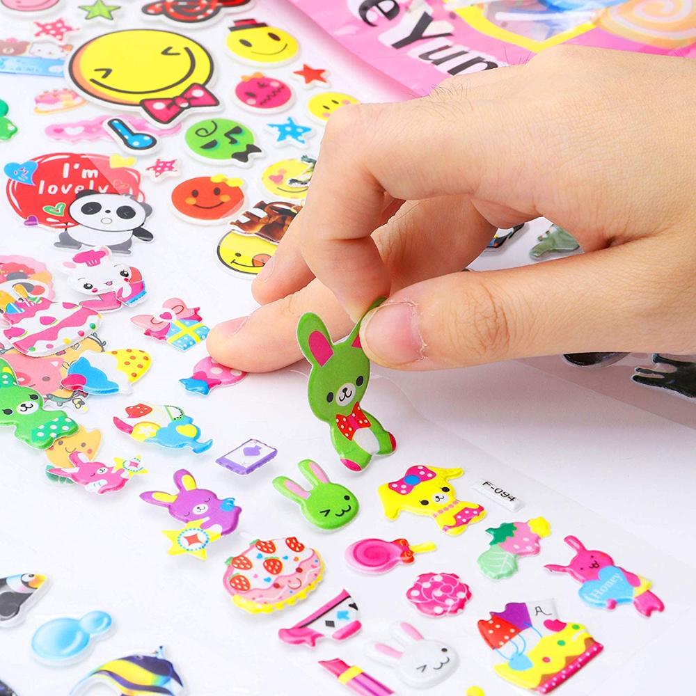 Nhãn dán 3D trang trí thủ công độc đáo