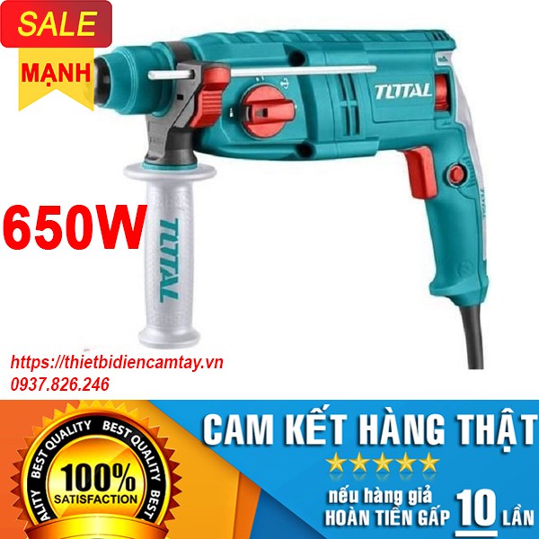 Máy khoan đục  Total TH306226 650W