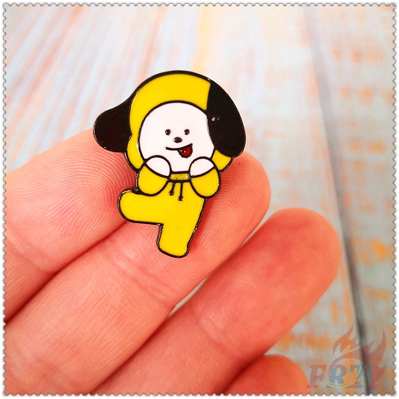 Ghim cài họa tiết BTS BT21 thời trang dễ thương