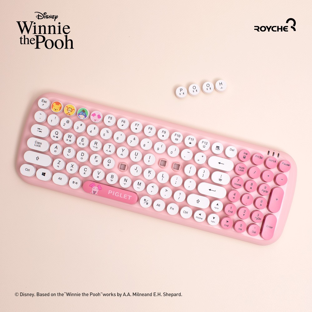 BÀN PHÍM KHÔNG DÂY NHÂN VẬT HOẠT HÌNH DISNEY NHIỀU MÀU SIÊU XINH