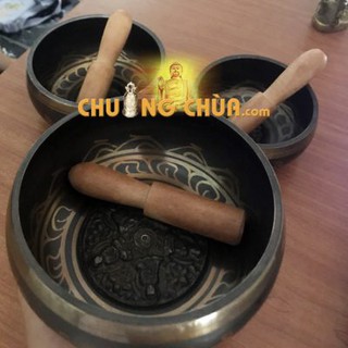 CHUÔNG XOAY NEPAL TÂY TẠNG 15CM