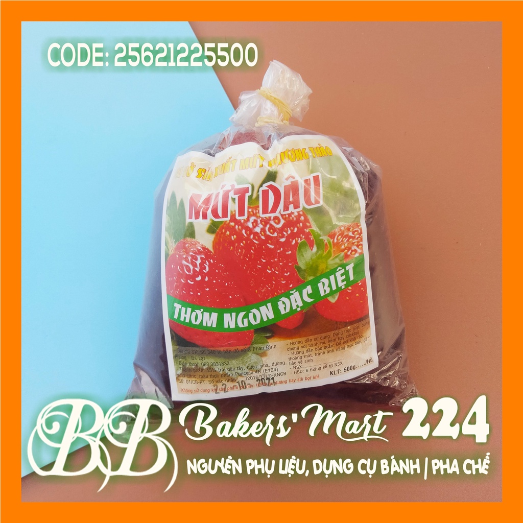 Mứt DÂU hiệu Phương Thảo - Gói 500gr