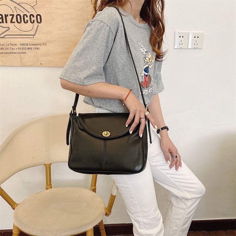 Túi Xách Bằng Da Đeo Chéo Thời Trang Thanh Lịch Dành Cho Nữ