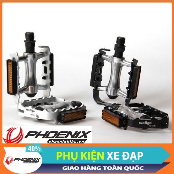 Pedan Bàn Đạp Nhôm Wellgo siêu nhẹ