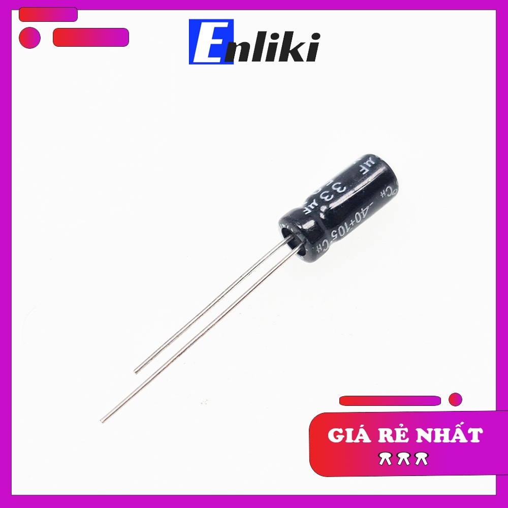 Bộ 5 Chiếc 33uF Tụ Hóa 50V (5x11mm)