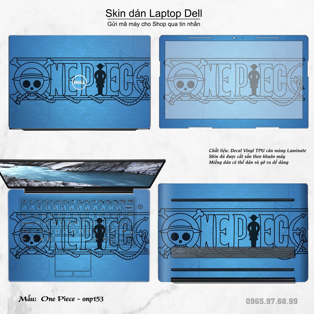 Skin dán Laptop Dell in hình One Piece _nhiều mẫu 19 (inbox mã máy cho Shop)