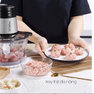 MÁY XAY THỊT ĐA NĂNG  RANBEM CỐi THUỶ TINH
