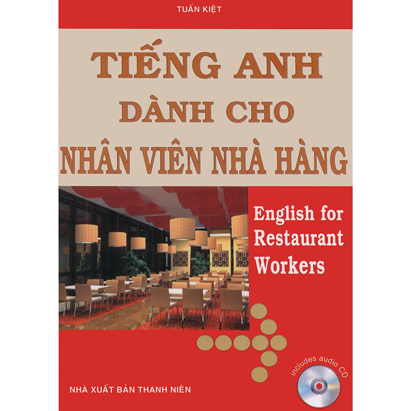 Sách - Tiếng Anh dành cho nhân viên nhà hàng (kèm CD)