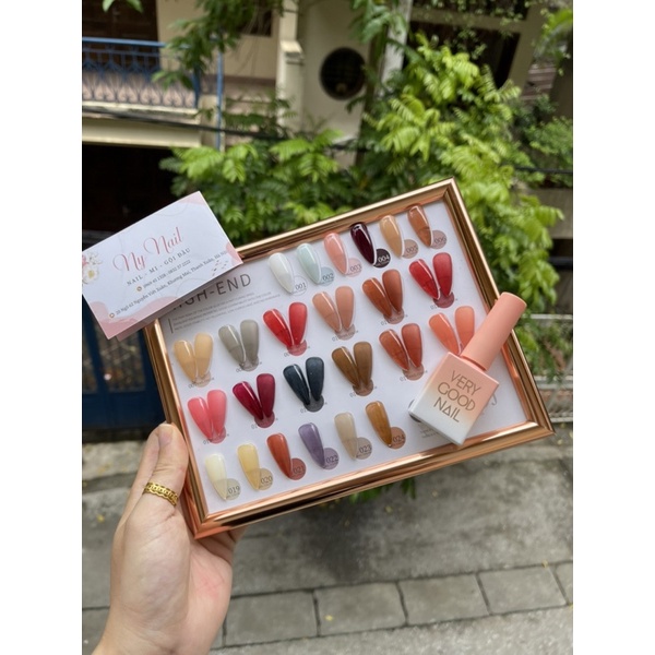 Set thạch 24 màu very good nail ,Sơn thạch FREESHIP  chuẩn công ty tặng bảng màu meca cao cấp