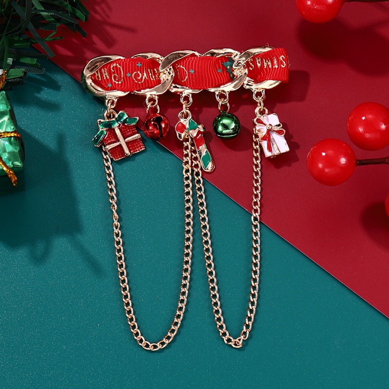 Huy Hiệu Cài Áo Hình Chuông Giáng Sinh Ngộ Nghĩnh