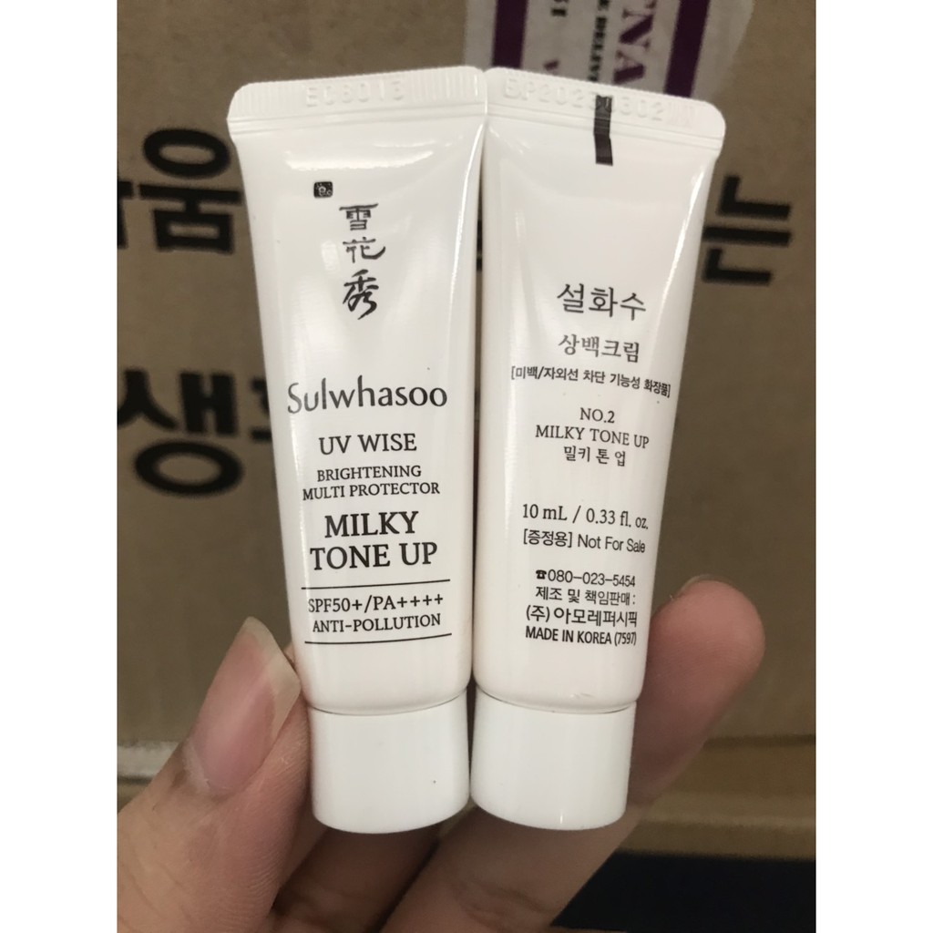 Kem chống nắng SULWHASOO Snowise Brightening UV Protector SPF50+/PA++++ 10ml