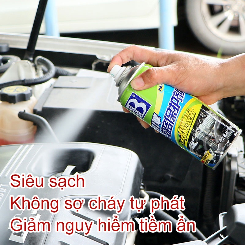 [HCM]BOTNY Engine line Protector 450ml,Dung dịch bảo dưỡng bề mặt khoang động cơ-【YQBHJ-1】