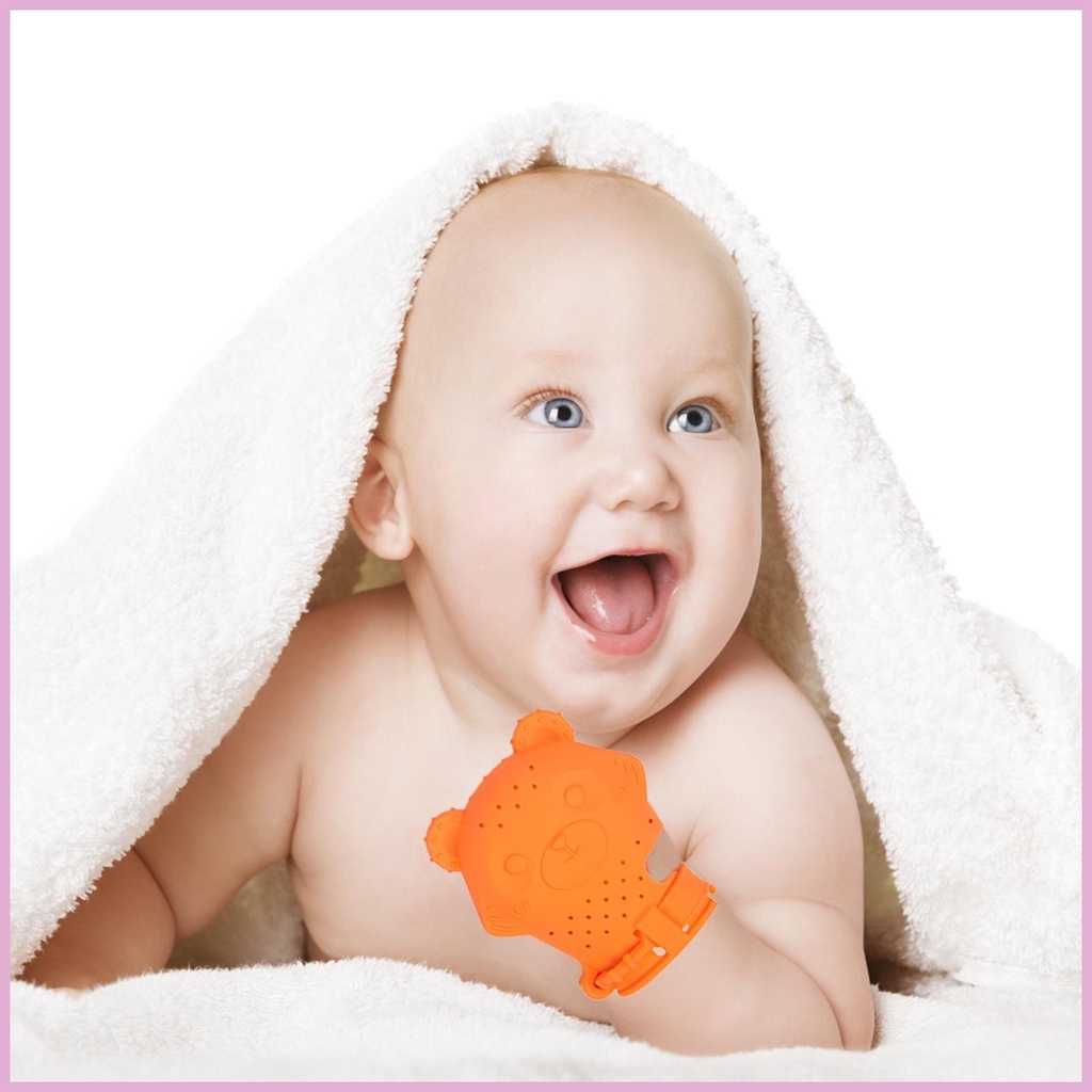 Bao Tay Silicon An Toàn Thực Phẩm Cho Bé Mọc Răng