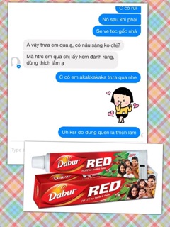 Kem đánh răng thảo được Dabur Red