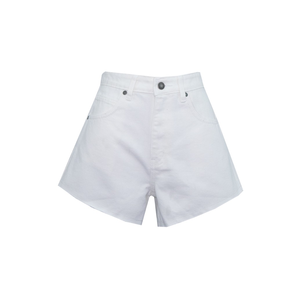 Quần jean shorts trắng RAW JEAN SHORTS WHITE