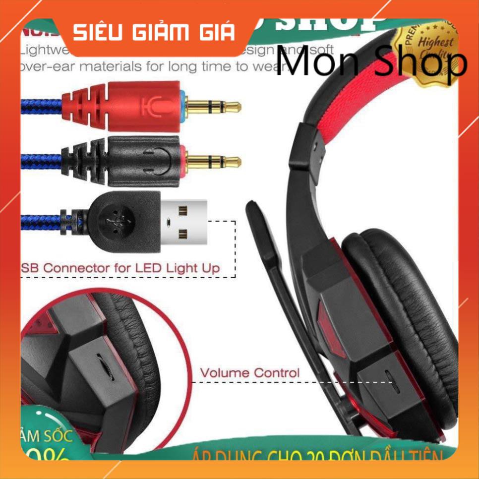 Tai nghe chuyên game thủ Plextone PC780 - đèn LED - Có Mic - head phone gaming mã pc780 (Gía sỉ ) MON SHOP SHOP