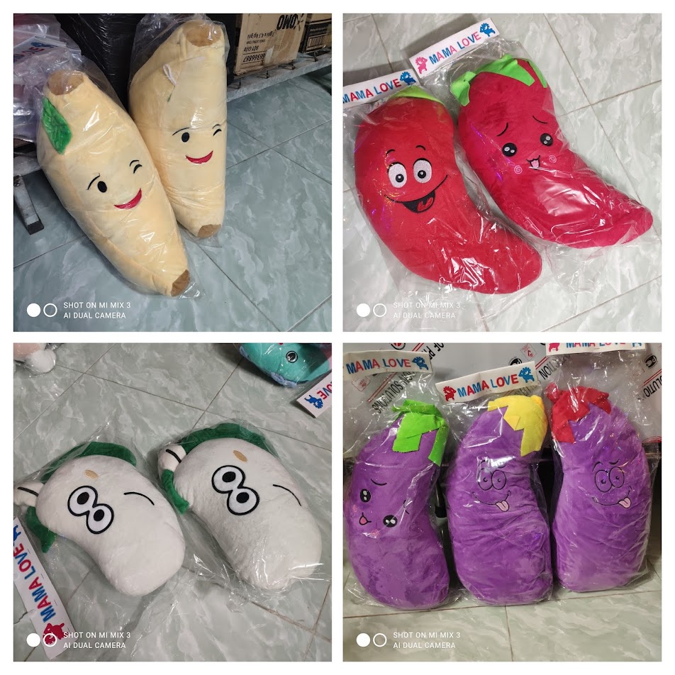 GỐI ÔM 3D HÌNH TRÁI CÂY, TRÀ SỮA, THÚ VẬT