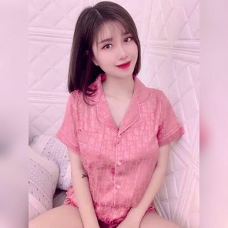 BỘ NGỦ PIJAMA LỤA GẤM CAO CẤP , SIÊU SANG CHẢNH