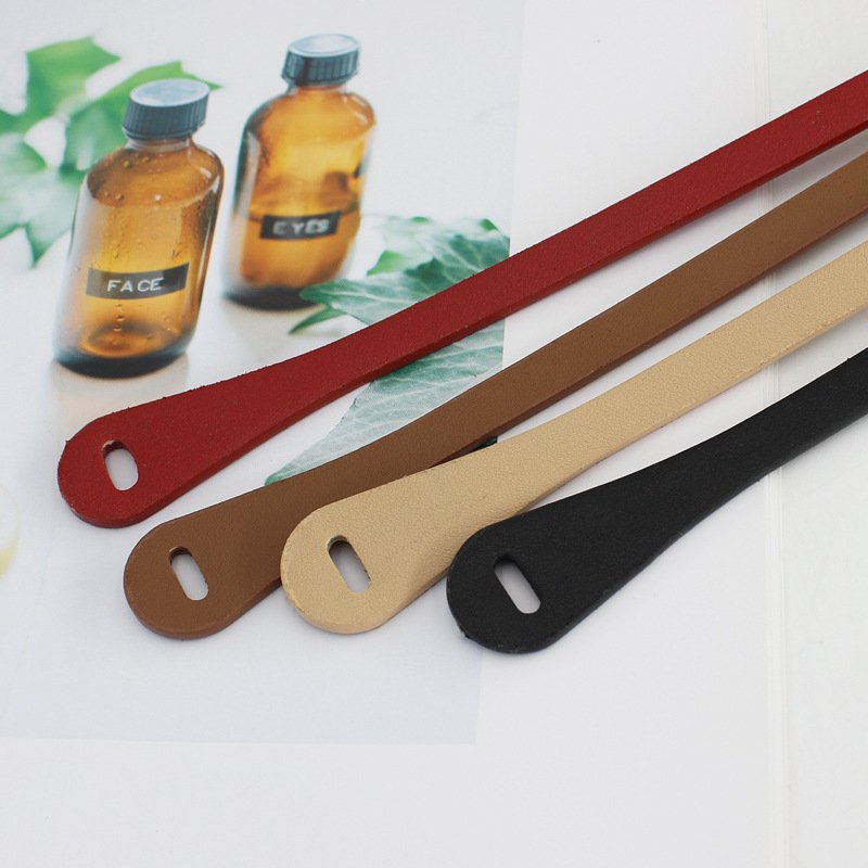 Thắt lưng da PU phong cách retro, Dây lưng da thắt nút