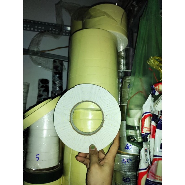 Băng keo 2 mặt xốp bảng rộng 2.5cm