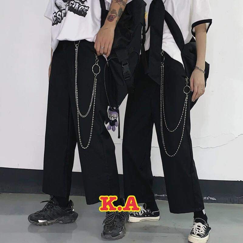 [Mã FASHIONT4WA2 giảm 10K đơn 50K] Quần ổng rộng chun xích chất kaki KAN0220