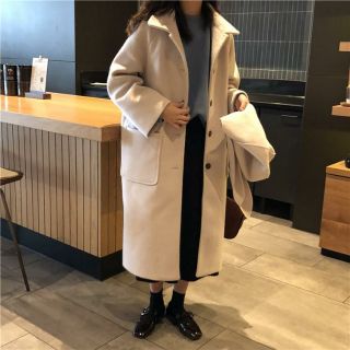 ÁO DẠ DÀI HÀN QUỐC CỔ CÓ DÂY NƠ