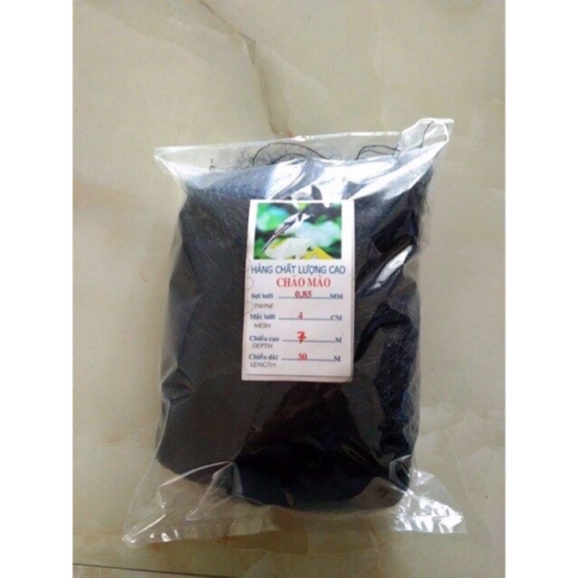 Lưới bẫy chim 4 cm cao 7m dài 10m hàng cao cấp y hình