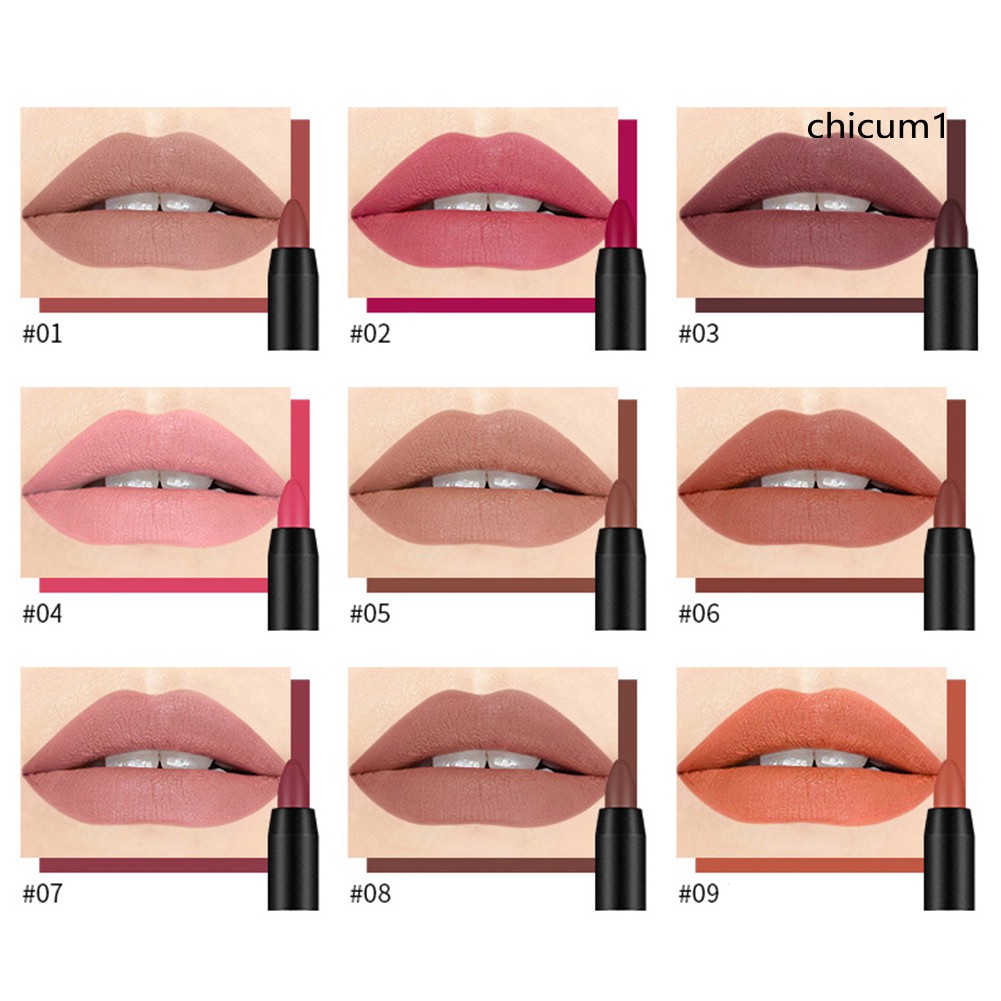 (Hàng Mới Về) Son Môi Dnm Chất Lì Dưỡng Ẩm Không Dính Chống Thấm Nước Với 19 Màu Lựa Chọn