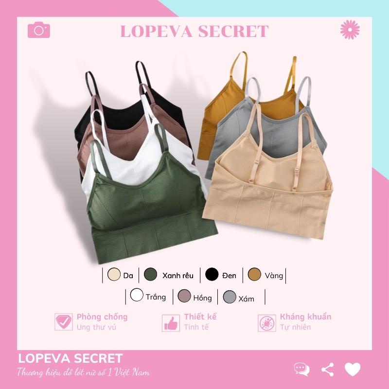 Áo Bra 2 Dây Mảnh Có Mút Ngực Tập Gym LOPEVA SECRET AL56